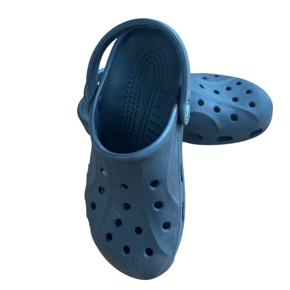 Crocs Kids Unisex Water Waterproof Classic Clog Shoes Black Slip-On Size 12/13 - Picture 5 of 9